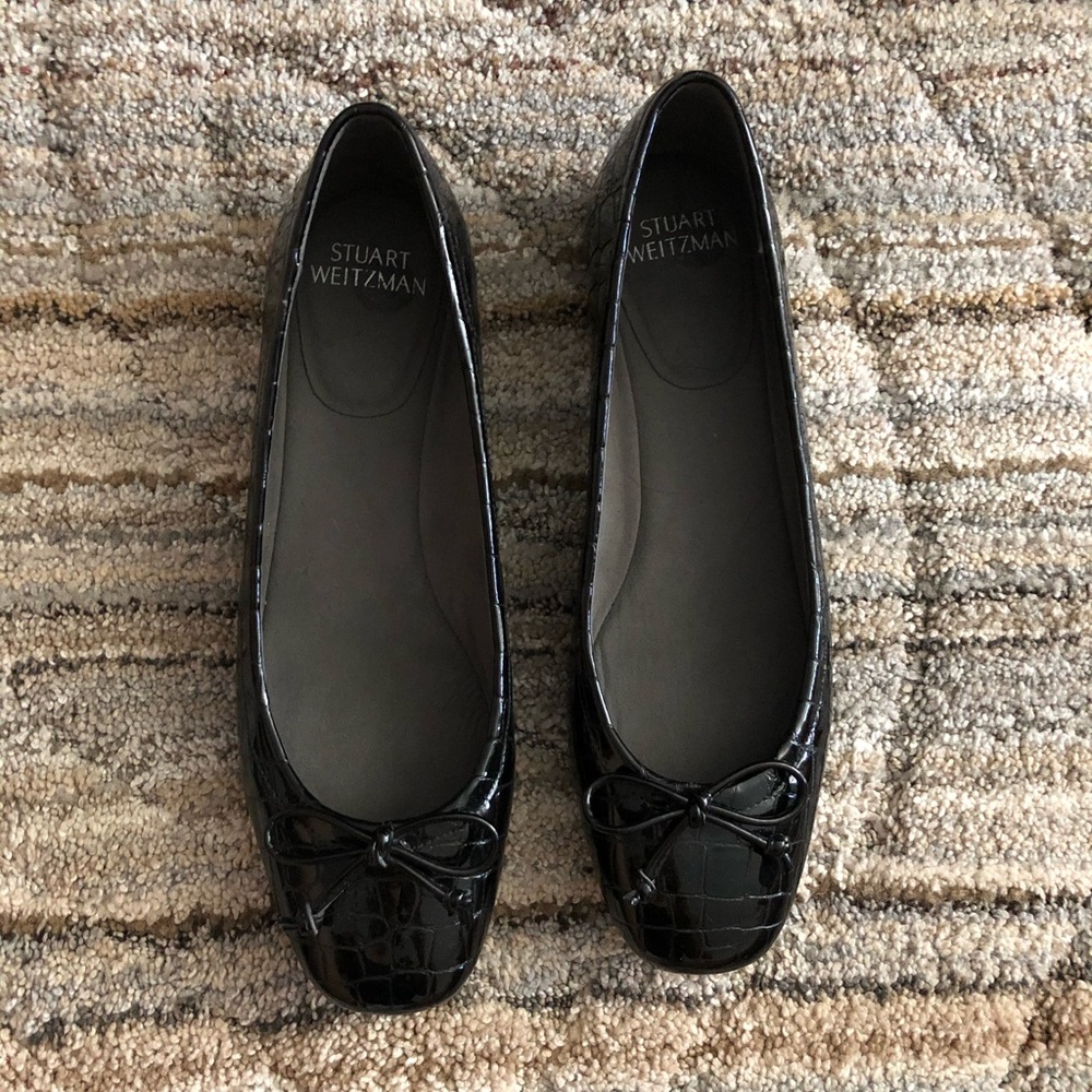 Stuart Weitzman Black flat shoes